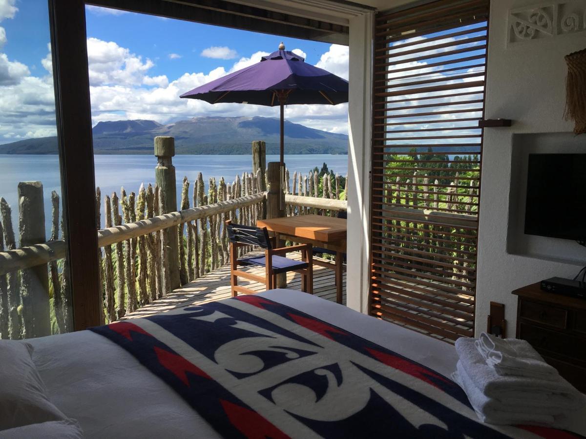 Te Whare -Lake Tarawera Tree-Top Nest Hotell Exteriör bild