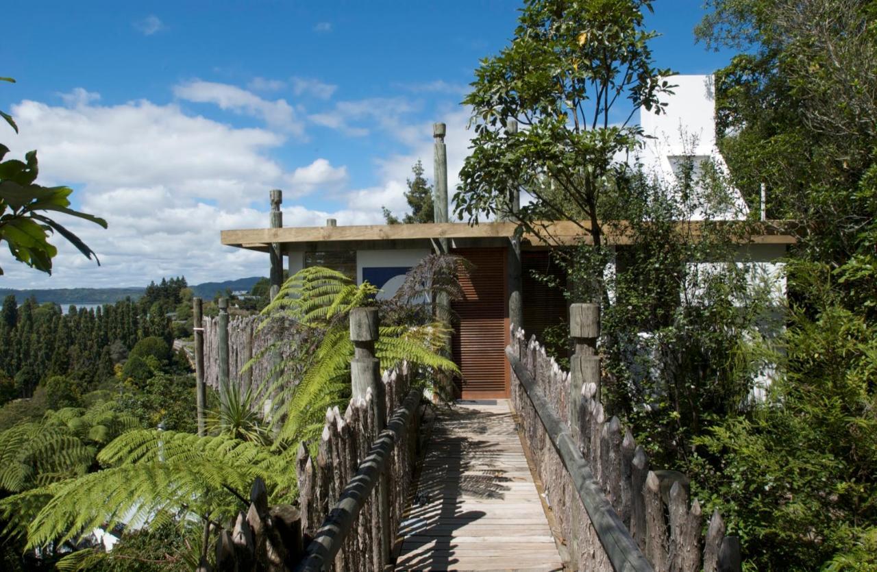 Te Whare -Lake Tarawera Tree-Top Nest Hotell Exteriör bild